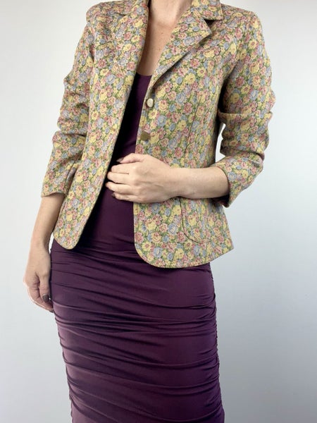COTTAGE CORE Verge Floral Blazer Carousel 1