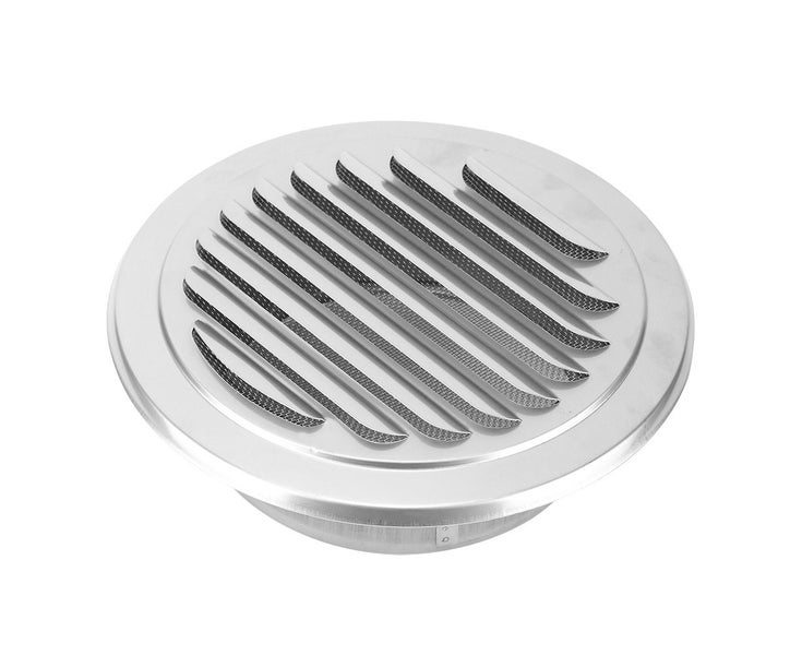 Stainless Steel Flat Round Air Outlet Air Vent Ducting Ventilation Cover Extr Carousel 2