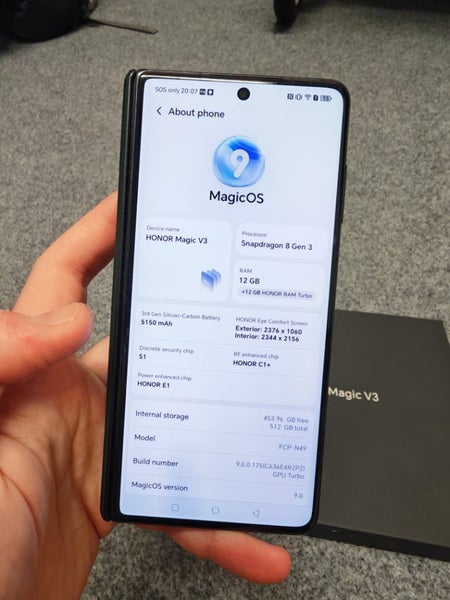 Honor Magic V3 Global Version63723671580929111