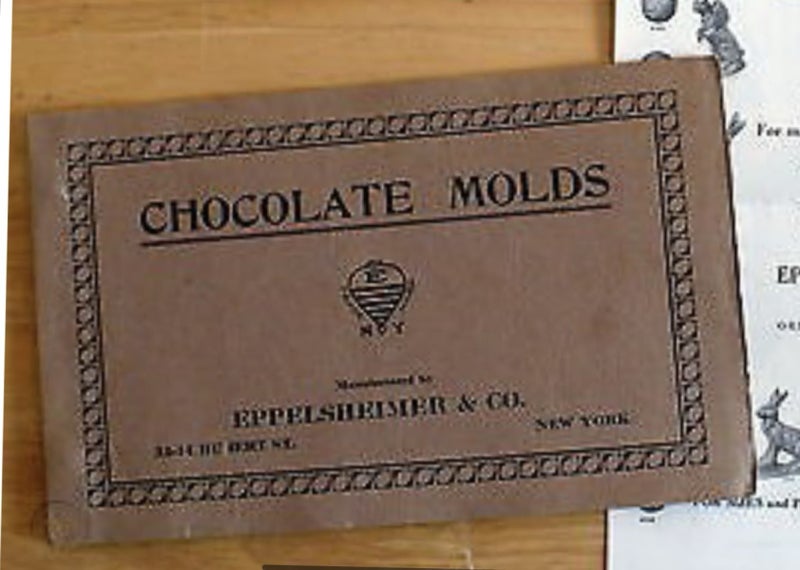 Original Rare New York Metal English Bulldog Antique Chocolate Mould Puppy Bonzo Carousel 18
