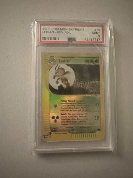 Pokémon Ledian 2003 Rev.Foil (PSA grade 9) Carousel 1
