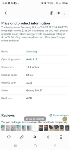 Samsung Galaxy Tab S7 FE - 64gb Carousel 5