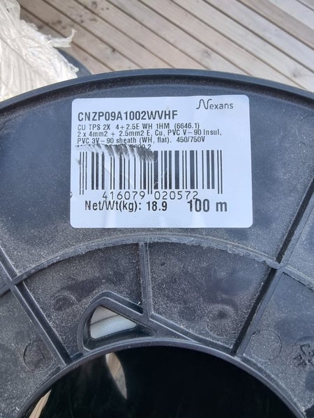 4mm 2core+e cable 3x100m Carousel 2
