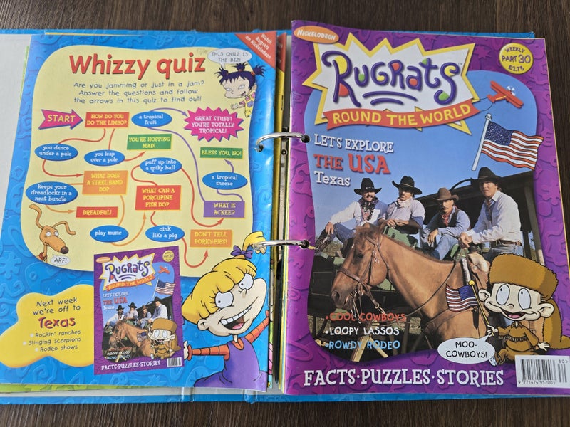 Rugrats Around the World Magazines 2001- 2002 Carousel 2