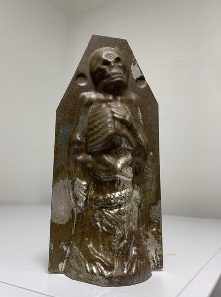 Rare Collectible Antique Skeleton Bones Snake Chocolate Mould - New York Carousel 1