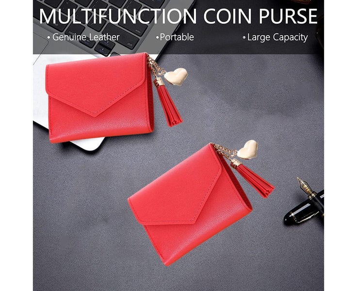 Small Wallet for Women Slim Pu Leather Credit Card Holder Carousel 5