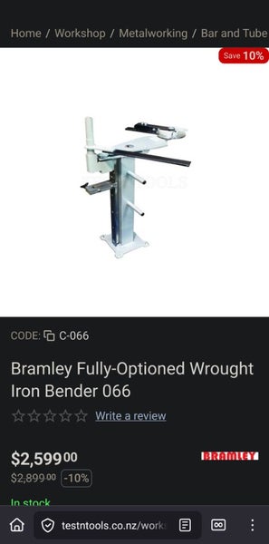 Bramley pipe, scroll,twist and basket bender Carousel 5