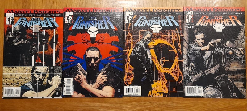 Punisher 1to6 The 2nd Garth Ennis Series AND Painkiller Jane / Punisher 1 shot Carousel 1