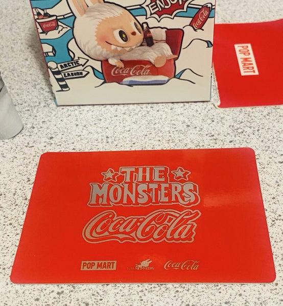 Pop Mart Coca Cola The Monsters Labubu Express 1/120 Secret !! Carousel 7