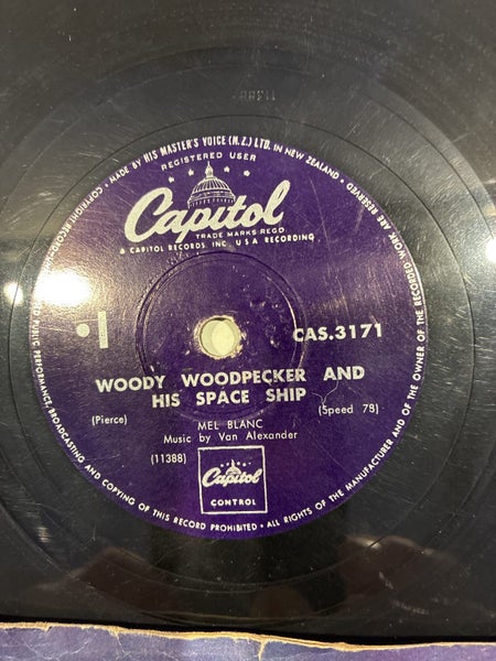 Woody Woodpecker 78 record. Carousel 4