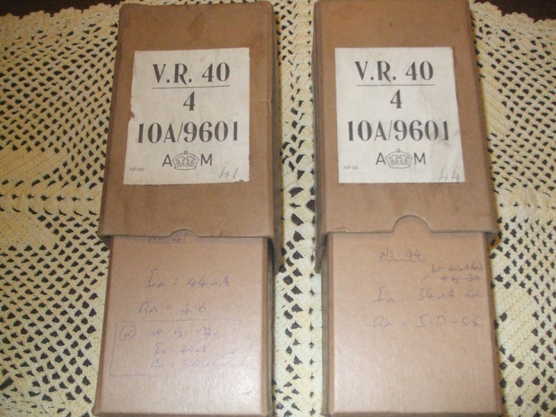 PX25/VR40 Valves, Matched Pair, New Old Stock Carousel 2