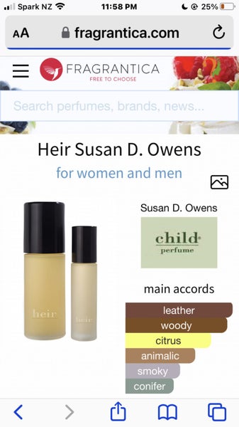 Niche SuperRare "Heir" PERFUME roll on by Susan D Owens Carousel 5