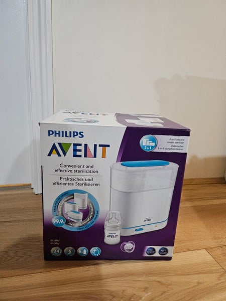Philips Avent 3-in-1 Electric Steam Sterilizer *NEW* Carousel 1