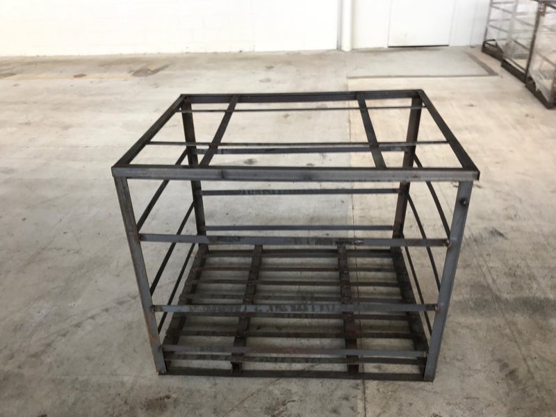 FIREWOOD STORAGE Steel Cage Pallet Carousel 1