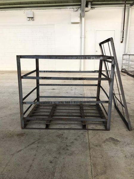 FIREWOOD STORAGE Steel Cage Pallet Carousel 2