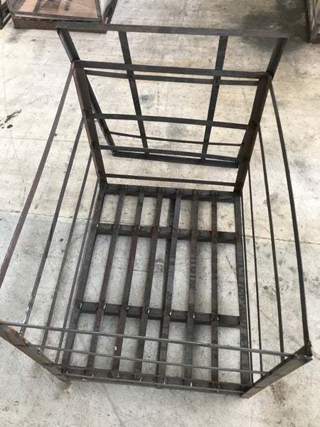 FIREWOOD STORAGE Steel Cage Pallet Carousel 3