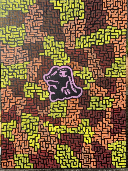 "Zibzibzib" - Abstract Painting Carousel 1