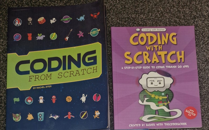 Coding with Scratch Books x2 Carousel 1