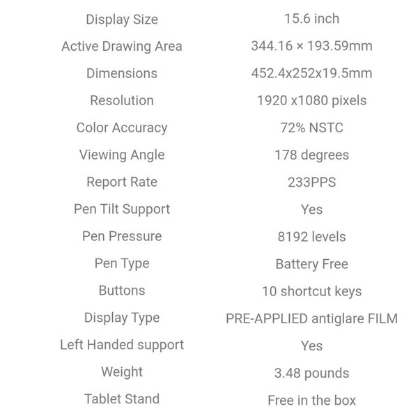 Gaomon PD1561 Drawing Tablet Carousel 4