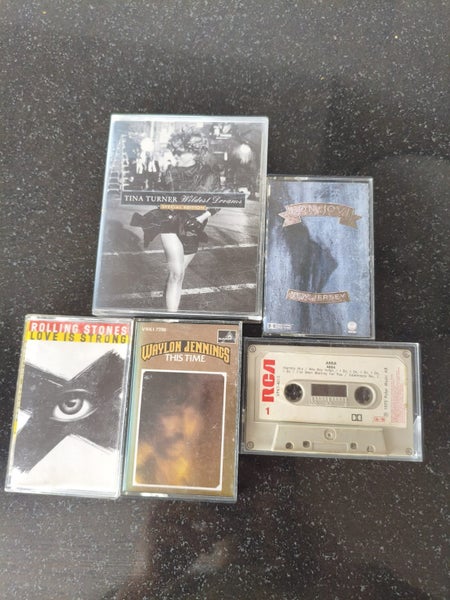 tapes Bon Jovi, Rollings stones, Tina Turner, abba.. Carousel 1
