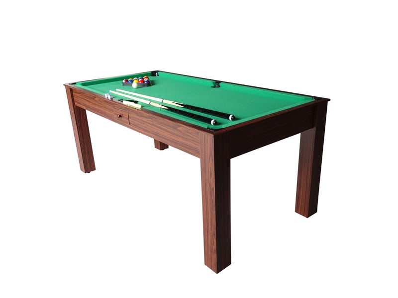 Deluxe 6 ft 3 in 1 Pool Table, Table Tennis And Dining Table (FREE SHIPPING)64305371932801111