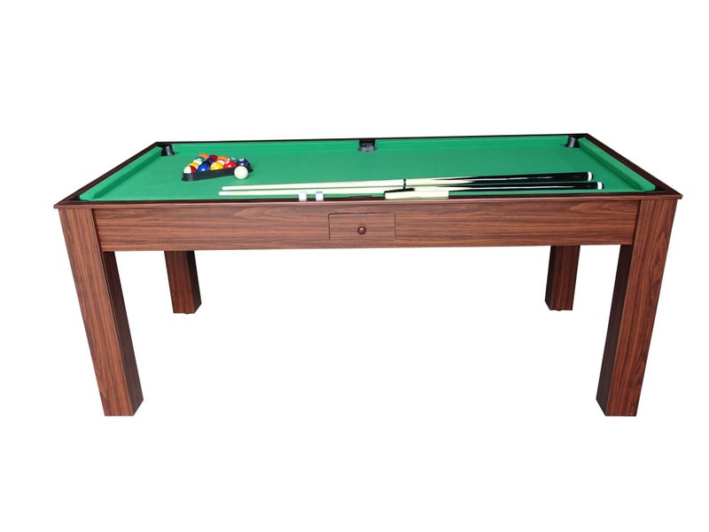 Deluxe 6 ft 3 in 1 Pool Table, Table Tennis And Dining Table (FREE SHIPPING)64305371932801112