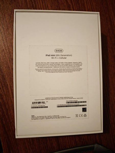 iPad mini 6 (Cellular Model)63741537308163114