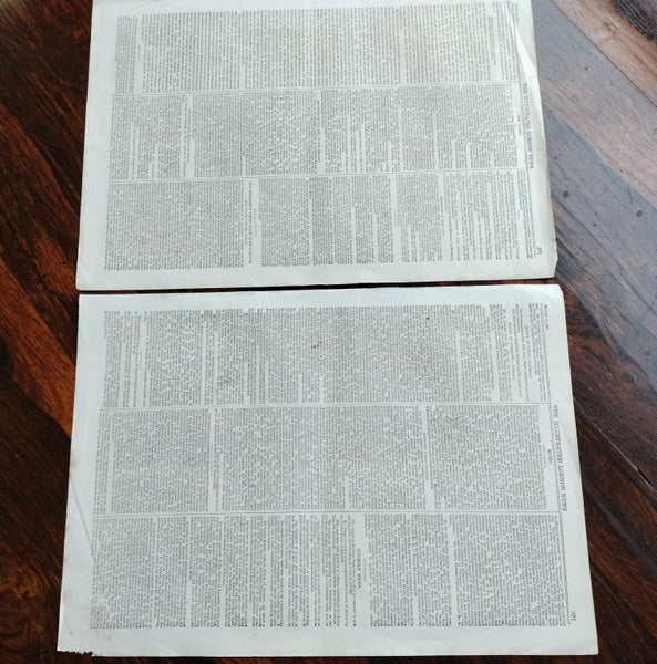 Two Original Full-page Engraving Prints from "The Illustrated London News" Carousel 8
