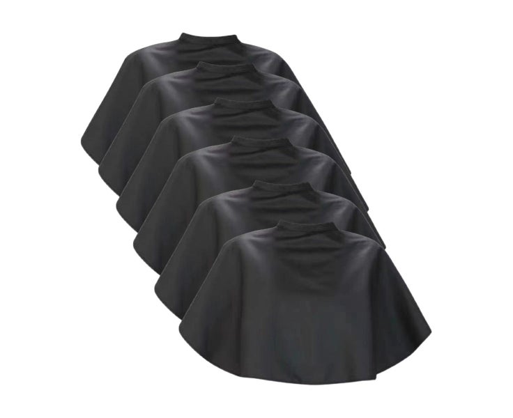 Large Makeup Cape, Hair Coloring Dye Cape Waterproof Beauty Salon Short Smock Carousel 1