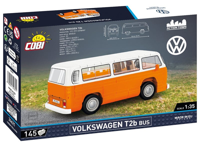 VOLKSWAGEN COBI-24621 T2B BUS 154 PCS Carousel 2