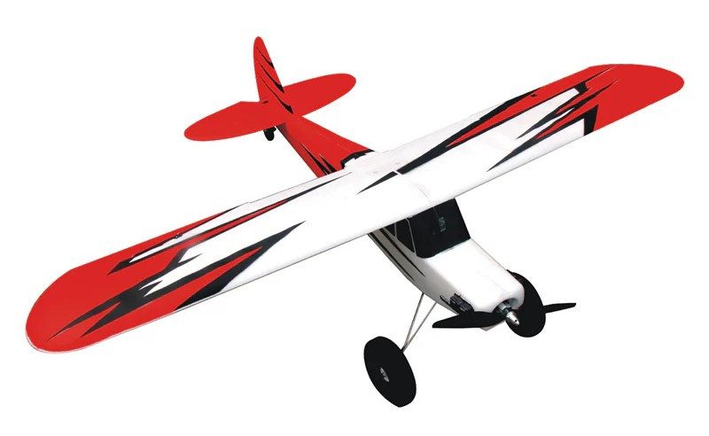 Dynam Primo RC Beginner Trainer Red STOL Bigfoot 4S 1450mm PNP Carousel 1