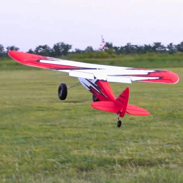 Dynam Primo RC Beginner Trainer Red STOL Bigfoot 4S 1450mm PNP Carousel 11