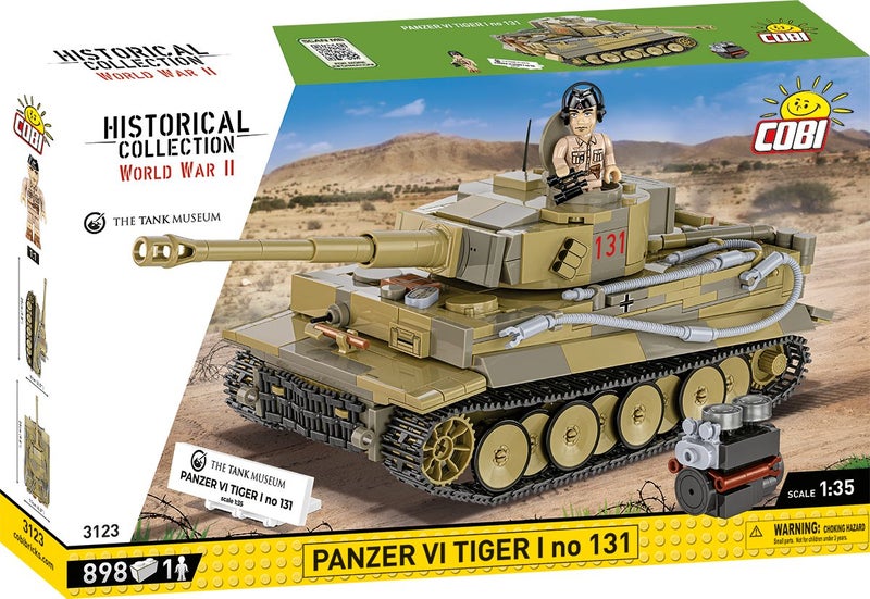 COBI-3123 | PANZER VI TIGER I NO 131 898 PCS Carousel 1