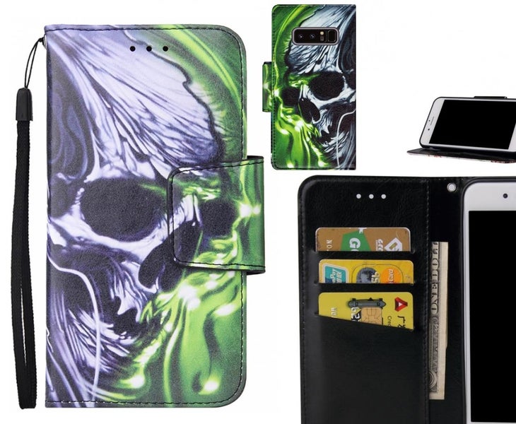 Galaxy Note 8 Case wallet fine leather case printed Carousel 1