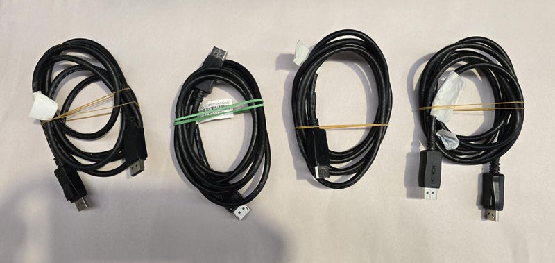 Hotron 6Ft Male-Male Display Port DP Cable 750-A0Q09-0001 x 4(PU 28) Carousel 1
