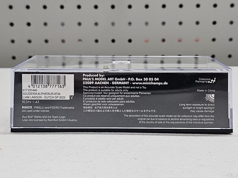 1/43 Alpha Tauri AT04 - Liam Lawson 2023 Formula 1 Debut Carousel 13