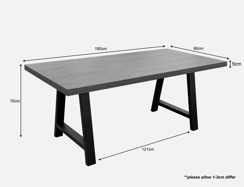Dining Table Oak Color 1800mm Carousel 5