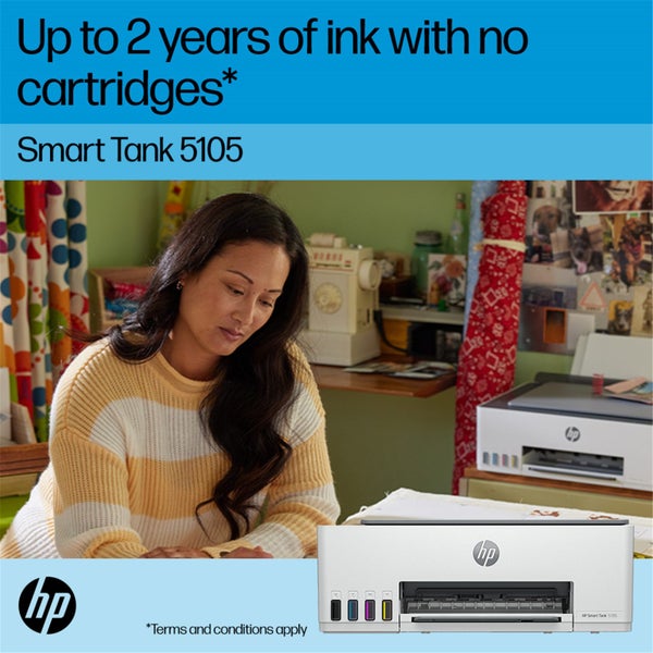 HP Smart Tank 5105 Ink Tank Colour Multifunction Printer Copier / Print - Apple Carousel 3