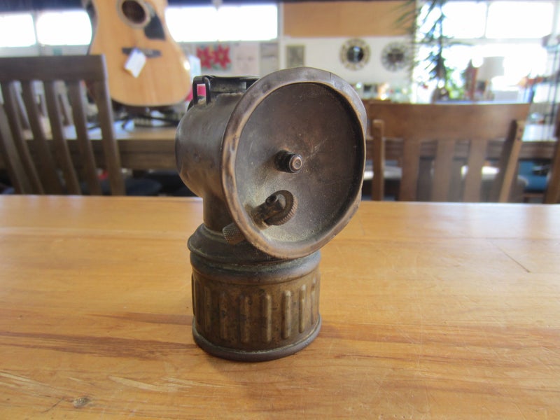 Vintage Justrite Coal Miner Helmet Lamp Carousel 1