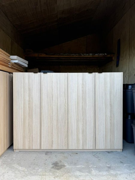 Timber Oak Laminate - Storage Cabinet 1200H x 1600W x 450D Carousel 1