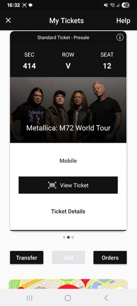 3X Metallica Tickets Eden Park Carousel 2