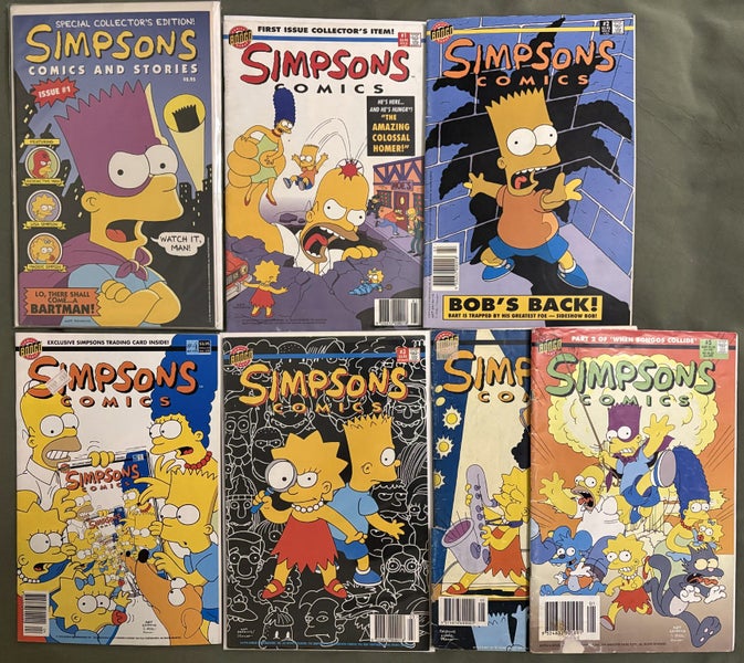 Simpsons Comics #0-6 Carousel 1
