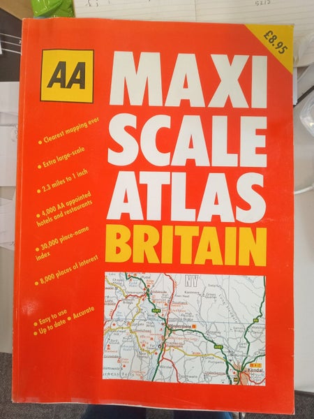 Maxi Scale Atlas of Britain by Automobile Association64198437331970110