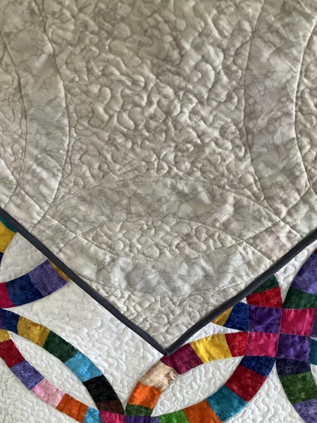 Double wedding ring quilt Carousel 2