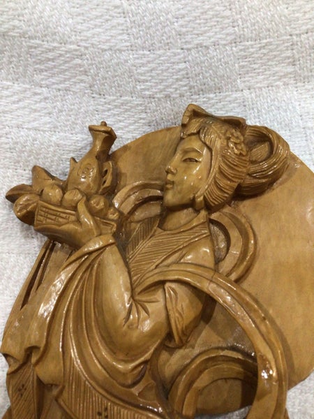 Wooden sculpture of Chang’e flying to the moon Carousel 12