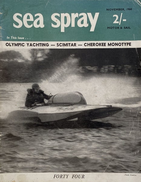 VINTAGE MAGAZINE: Sea Spray Motor and Sail - November 1960 Carousel 1