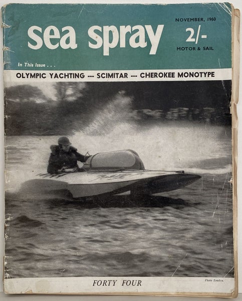 VINTAGE MAGAZINE: Sea Spray Motor and Sail - November 1960 Carousel 2