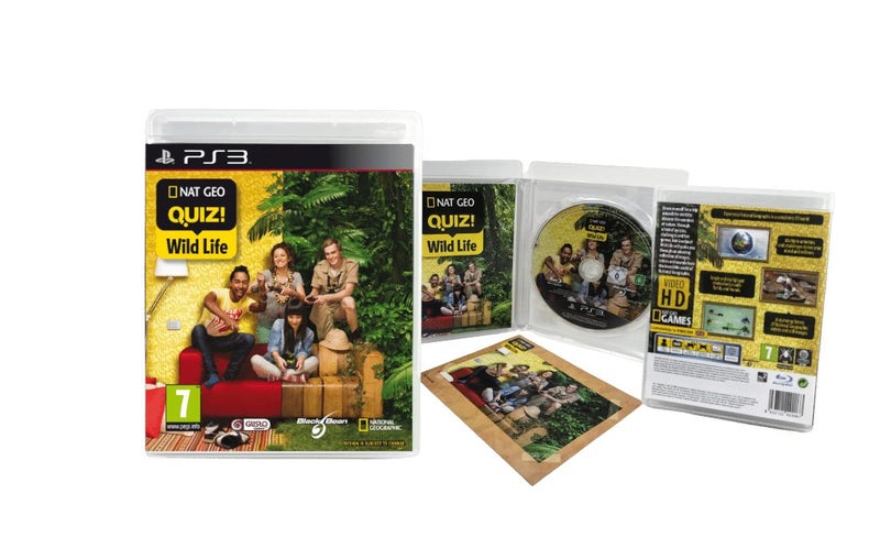 National Geographic QUIZ WILDLIFE (Nat Geo Quiz Wildlife) PS3 *EXCELLENT & CO... Carousel 1
