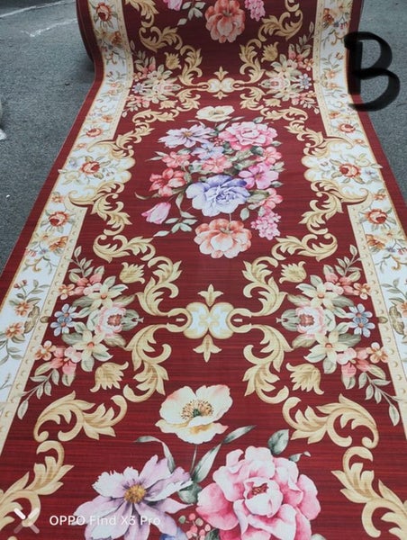Hallway runner rugs 3 meters/80cm width Carousel 2