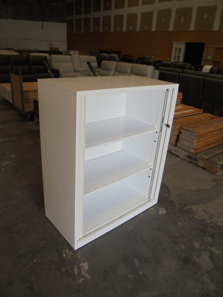 Tambour cabinet White H1110mm Carousel 1